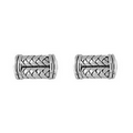 Rectangular Basketweave Cufflinks